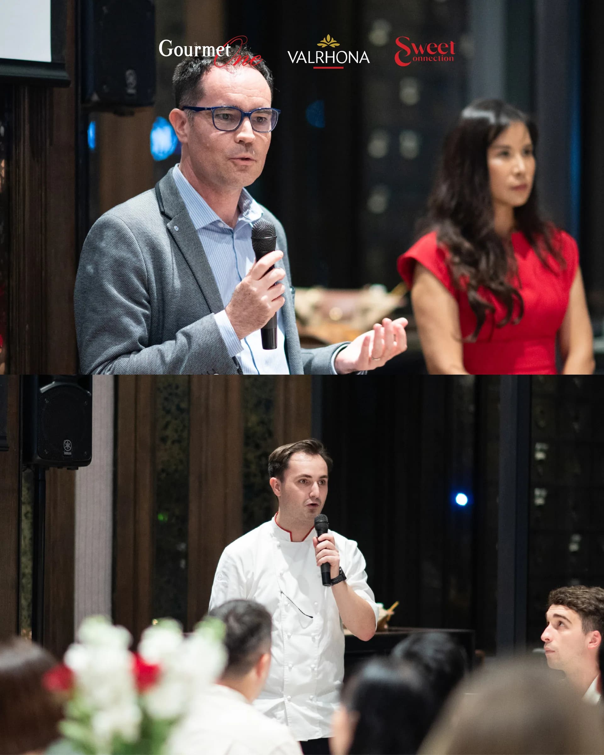 Speakers sharing the story of Guanaja with guests at Exceptional Blend.