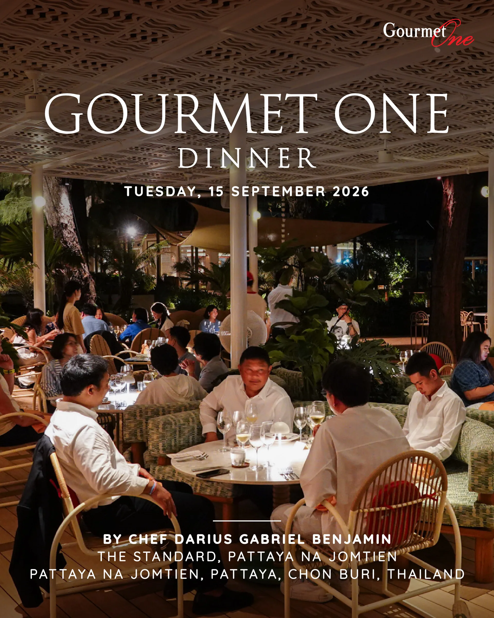Gourmet One Dinner guests at The Standard, Pattaya Na Jomtien.